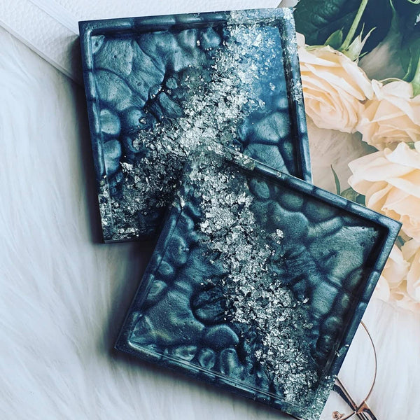 Resin Coasters Set | Resin Coaster | Resin Gifts | Epoxy Resin Gifts| Coaster| Home Decor