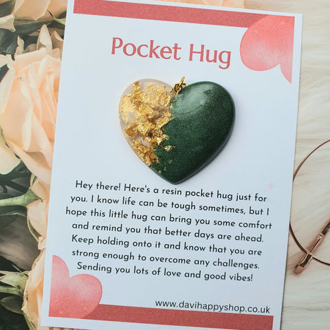 Resin Pocket Hug| Teachers Gift, Friend Gift| Little Pocket Hug