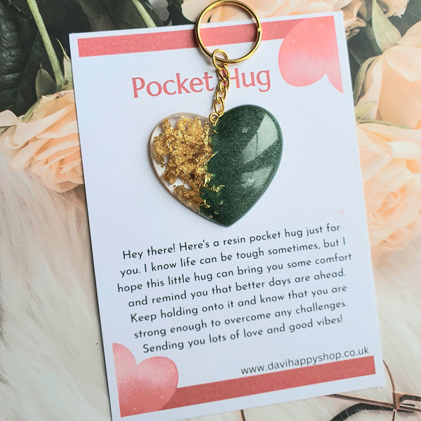 Resin Pocket Hug| Teachers Gift, Friend Gift| Little Pocket Hug