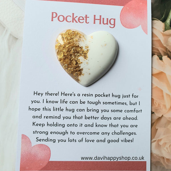 Resin Pocket Hug| Teachers Gift, Friend Gift| Little Pocket Hug