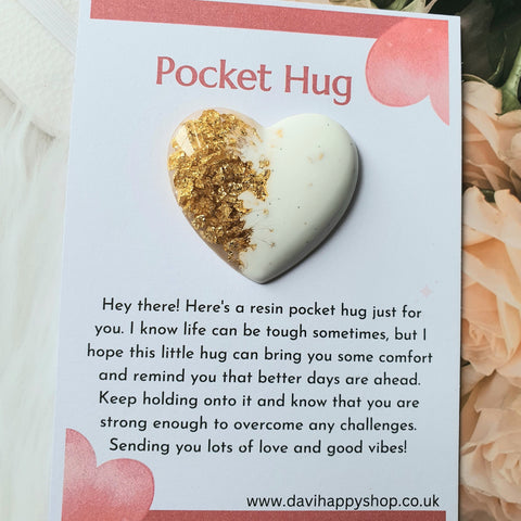 Resin Pocket Hug| Teachers Gift, Friend Gift| Little Pocket Hug