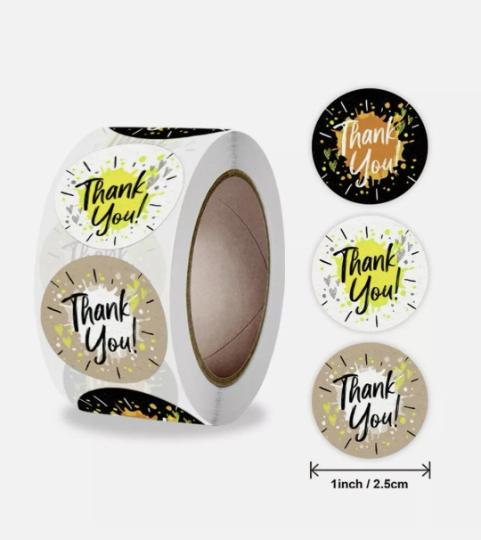 Thank You Stickers Labels Stickers Round Stickers Thank You For Supporting My Small Business